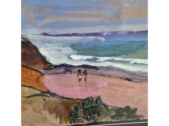 Acryl schilderij, maya wildevuur (1944-2023), marokko, 2002 - afbeelding 5 van  9