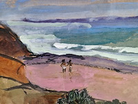 Acryl schilderij, maya wildevuur (1944-2023), marokko, 2002 - afbeelding 5 van  9