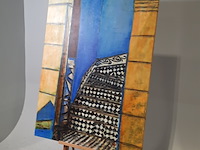 Acryl schilderij, maya wildevuur (1944-2023), marokko, 2002 - afbeelding 4 van  7