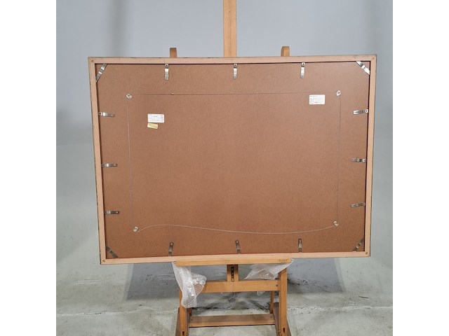 Acryl schilderij maya wildevuur (1944-2023), marokko agdz, bouwjaar 2002 - afbeelding 8 van  9