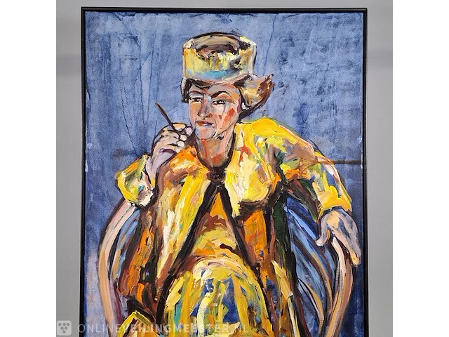 Acryl schilderij maya wildevuur (1944-2023), martha, bouwjaar 1991 - afbeelding 4 van  10