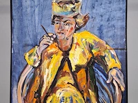 Acryl schilderij maya wildevuur (1944-2023), martha, bouwjaar 1991 - afbeelding 4 van  10