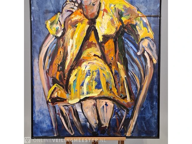 Acryl schilderij maya wildevuur (1944-2023), martha, bouwjaar 1991 - afbeelding 5 van  10