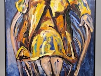 Acryl schilderij maya wildevuur (1944-2023), martha, bouwjaar 1991 - afbeelding 5 van  10