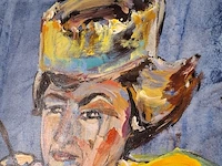 Acryl schilderij maya wildevuur (1944-2023), martha, bouwjaar 1991 - afbeelding 6 van  10