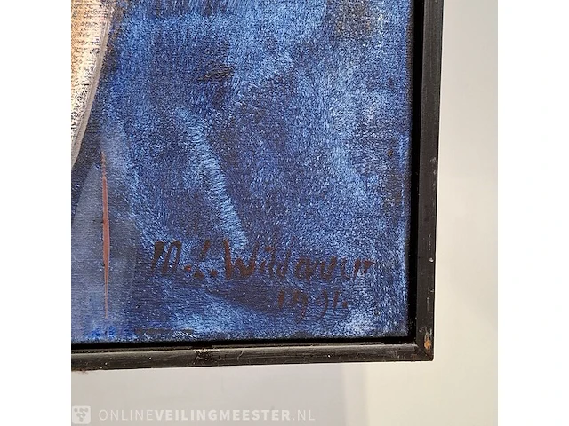Acryl schilderij maya wildevuur (1944-2023), martha, bouwjaar 1991 - afbeelding 8 van  10