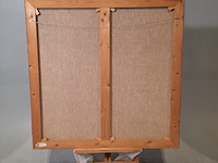 Acryl schilderij, maya wildevuur (1944-2023), meisje, 2013 - afbeelding 7 van  8