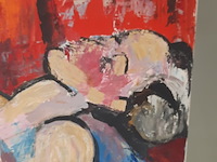 Acryl schilderij, maya wildevuur (1944-2023), naakt, 1987 - afbeelding 6 van  8