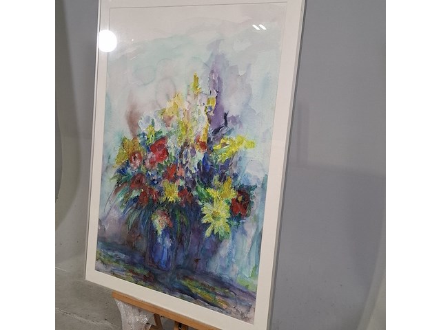 Acryl schilderij, maya wildevuur (1944-2023), naakt, 1994 - afbeelding 4 van  9