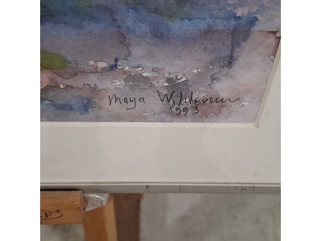 Acryl schilderij, maya wildevuur (1944-2023), naakt, 1994 - afbeelding 6 van  9