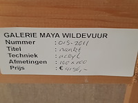 Acryl schilderij, maya wildevuur (1944-2023), naakt - afbeelding 7 van  7