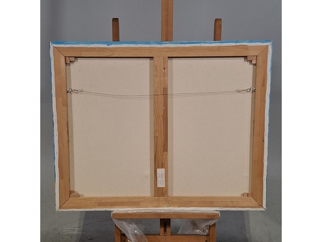 Acryl schilderij, maya wildevuur (1944-2023), puerto moreles, mexico, 2008 - afbeelding 7 van  8