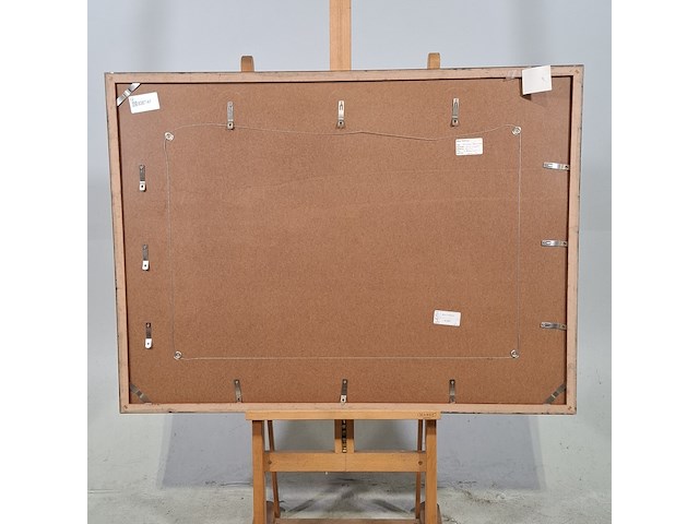 Acryl schilderij, maya wildevuur (1944-2023), quarlazete marokko, 2002 - afbeelding 8 van  9