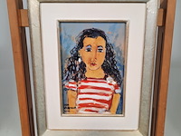 Acryl schilderij, maya wildevuur (1944-2023), sara, 2010 - afbeelding 2 van  8