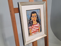 Acryl schilderij, maya wildevuur (1944-2023), sara, 2010 - afbeelding 3 van  8