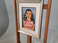 Acryl schilderij, maya wildevuur (1944-2023), sara, 2010 - afbeelding 4 van  8