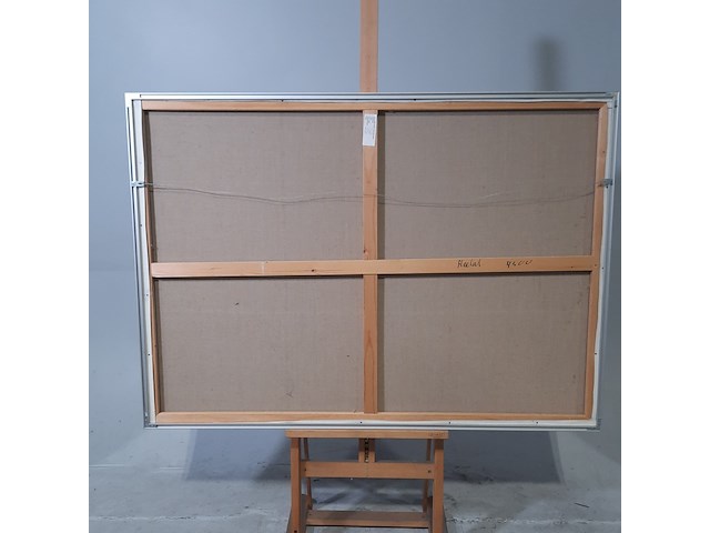 Acryl schilderij, maya wildevuur (1944-2023), 't heelal, 1989 - afbeelding 7 van  8