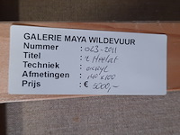 Acryl schilderij, maya wildevuur (1944-2023), 't heelal, 1989 - afbeelding 8 van  8