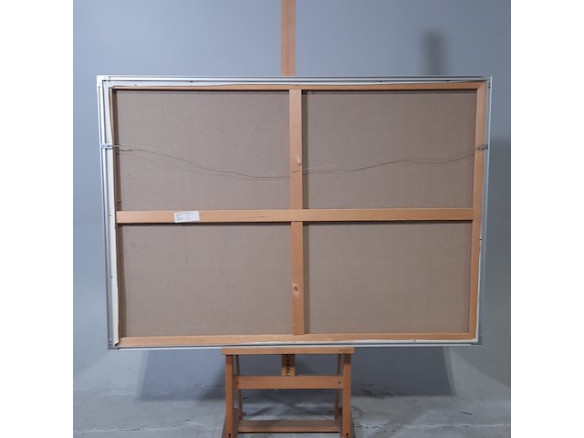 Acryl schilderij, maya wildevuur (1944-2023), 't heelal, 1989 - afbeelding 7 van  8