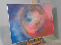 Acryl schilderij, maya wildevuur (1944-2023), 't heelal, 1989 - afbeelding 3 van  8