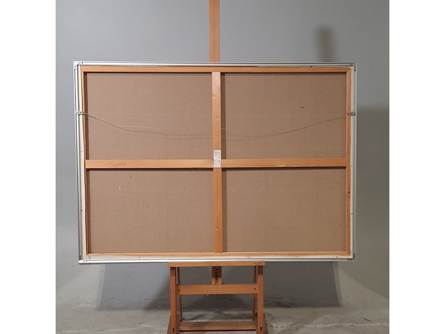 Acryl schilderij, maya wildevuur (1944-2023), 't heelal, 1989 - afbeelding 7 van  8