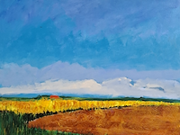 Acryl schilderij, maya wildevuur (1944-2023), texel, 2007 - afbeelding 1 van  8