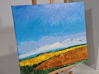 Acryl schilderij, maya wildevuur (1944-2023), texel, 2007 - afbeelding 3 van  8