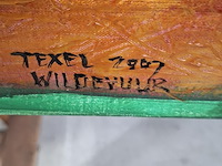 Acryl schilderij, maya wildevuur (1944-2023), texel, 2007 - afbeelding 5 van  8