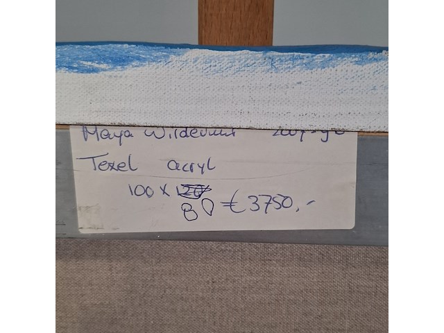 Acryl schilderij, maya wildevuur (1944-2023), texel, 2007 - afbeelding 8 van  8