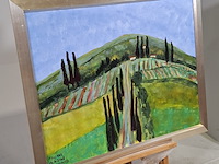 Acryl schilderij, maya wildevuur (1944-2023), toscane, 2006 - afbeelding 3 van  9