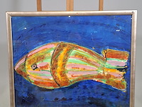 Acryl schilderij, maya wildevuur (1944-2023) - afbeelding 2 van  9