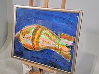 Acryl schilderij, maya wildevuur (1944-2023) - afbeelding 4 van  9