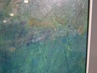 Acryl schilderij, maya wildevuur, bloemenveld, 1990 - afbeelding 5 van  9