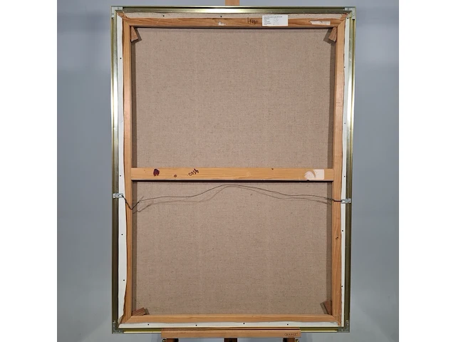 Acryl schilderij, maya wildevuur, boeket, 1989 - afbeelding 10 van  10