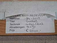 Acryl schilderij, maya wildevuur, boeket - afbeelding 3 van  11
