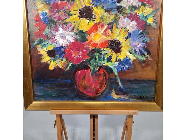 Acryl schilderij, maya wildevuur, boeket - afbeelding 5 van  11