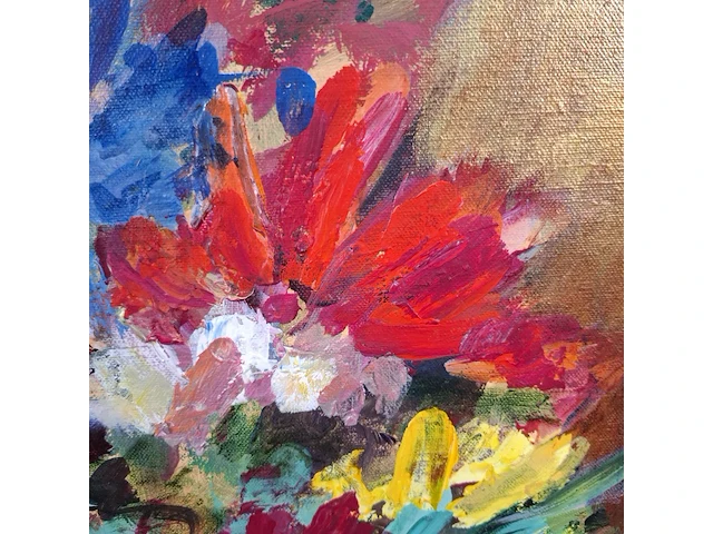Acryl schilderij, maya wildevuur, boeket - afbeelding 6 van  11
