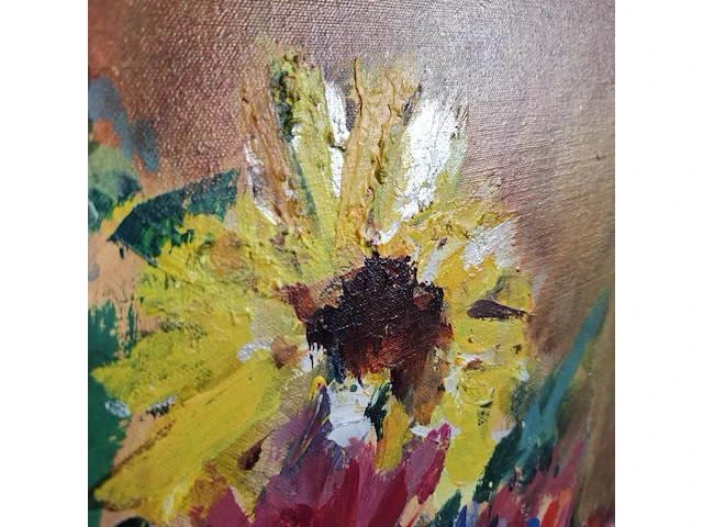 Acryl schilderij, maya wildevuur, boeket - afbeelding 7 van  11