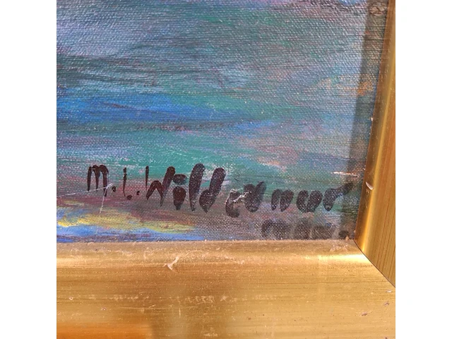Acryl schilderij, maya wildevuur, boeket - afbeelding 8 van  11