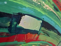 Acryl schilderij, maya wildevuur, compositie - afbeelding 10 van  14