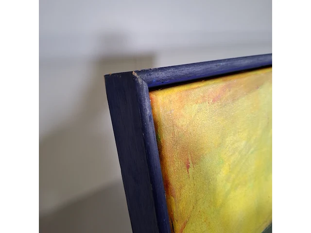 Acryl schilderij, maya wildevuur, dame, 1993 - afbeelding 7 van  9