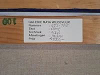 Acryl schilderij, maya wildevuur, dame, 1993 - afbeelding 9 van  9
