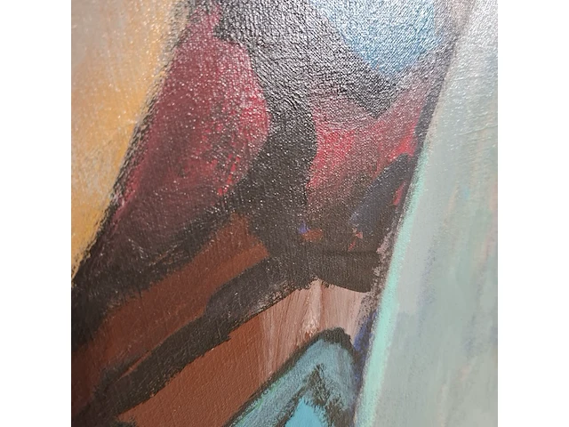 Acryl schilderij, maya wildevuur, karin, 1988 - afbeelding 4 van  8