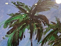 Acryl schilderij, maya wildevuur, motel vanille, 1998 - afbeelding 3 van  8