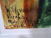 Acryl schilderij, maya wildevuur, motel vanille, 1998 - afbeelding 4 van  8