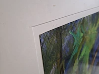 Acryl schilderij, maya wildevuur, route du plateau tahiti - afbeelding 6 van  9