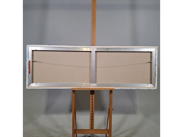 Acryl schilderij, maya wildevuur, waterlelies, 2002 - afbeelding 10 van  10