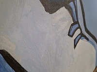 Acryl schilderij, maya wildevuur, zwangere vrouw - afbeelding 4 van  8