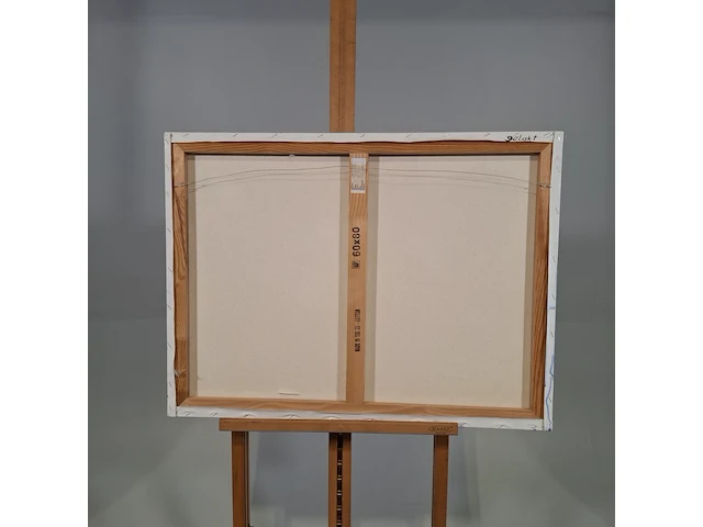 Acryl schilderij op doek, jeffrey tomasowa, zilvereendje, 2010 - afbeelding 6 van  6