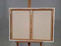 Acryl schilderij op doek, jeffrey tomasowa, zilvereendje, 2010 - afbeelding 6 van  6